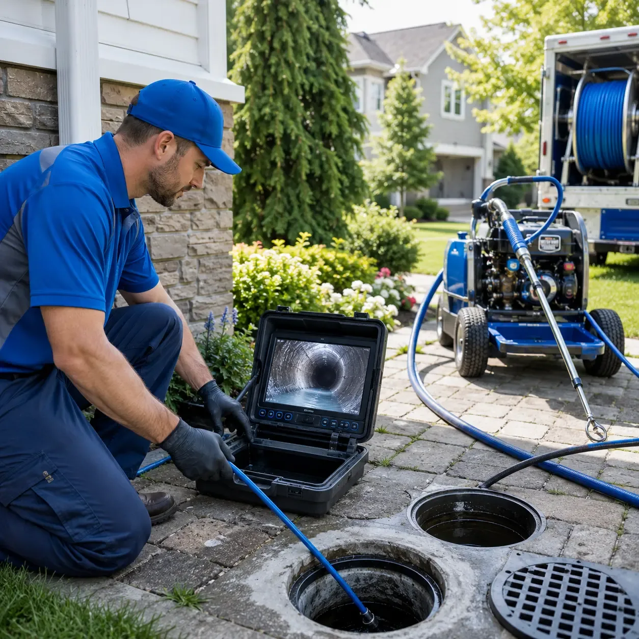 Outdoor drain cleaning professionals serving Hector, NY