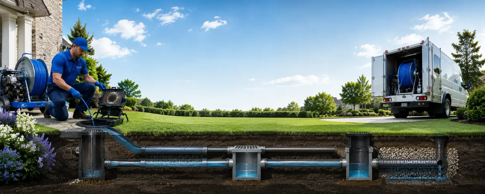 Outdoor drain cleaning information for Hector, NY